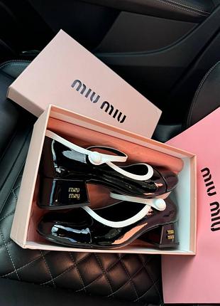 Туфлі міу міу miu miu миу миу туфли