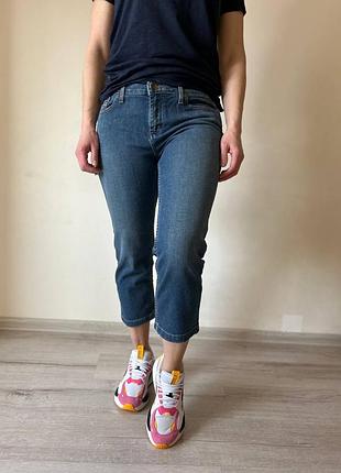 Новые синие укороченные джинсы Tommy hilfiger оригинал (размер 29)