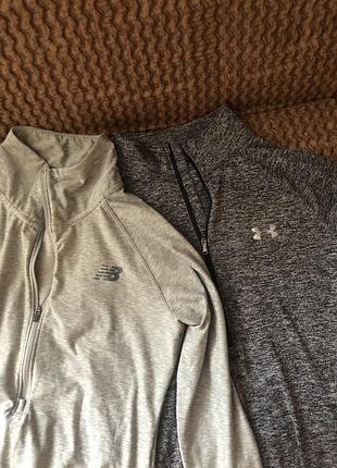 Лот із 2-х спортивних лонгслівів under armour & new balance