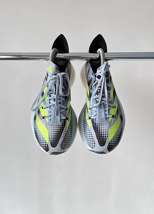 Бігові флагманські кросівки adidas adizero adios pro 3 running shoes blue lemon ig3132