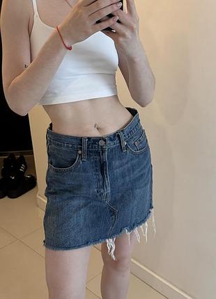 Джинсова юбка levis 3