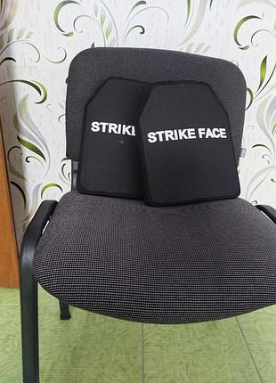 Бронеплита облегченная strike face карбид кремния 6 класса защиты 2.3кг