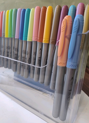 Перманентні маркери bic intensity (22 шт.)