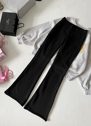 Брюки штани кльош flare zara