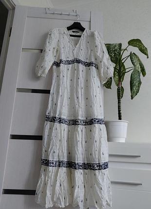 Платье хлопковое