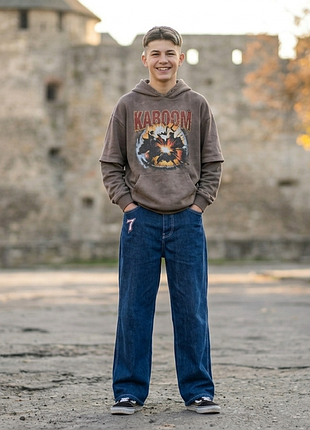 Широкі джинси на підлітка baggy jeans