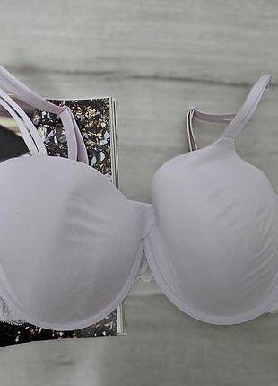 Бюстгальтер с кружевом и тонким поролоном на кисточках "calvin klein"