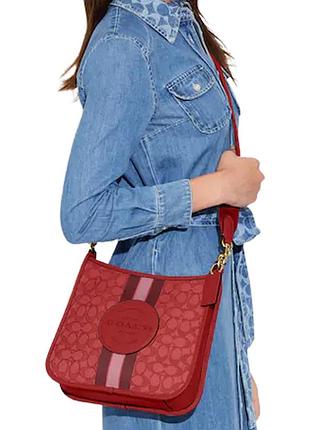 Кожаная сумка 
американский бренд coach