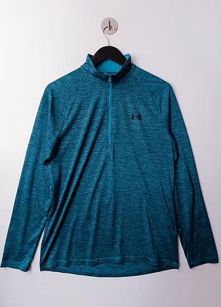 Спортивна кофта чоловіча nike x asics/олімпійка на блискавці 1/4 /лонгслів для бігу/тренувальна/синя/довгим рукавом/для занять спортом/залу/кросфіту/