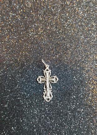Крест серебряный