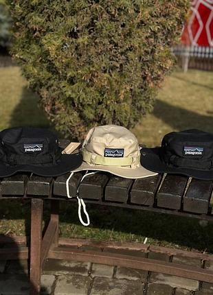 Patagonia панамка на утяжках патагонія капелюх стильна літня панамка водонепроникна літня панама з вишитим логотипом