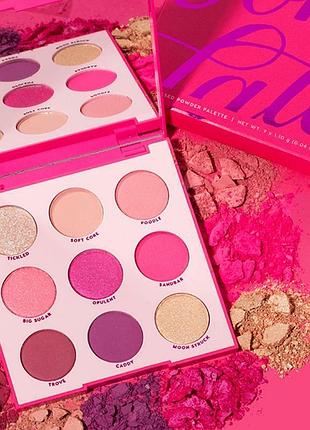 Палетка colourpop eyeshadows ooh la la! пігментовані