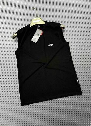 Безрукавка мужская черная the north face, nike в норма/батал/супербатал