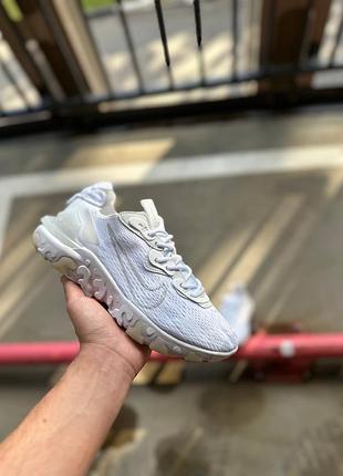 Чоловічі літні кросівки nike react vision білі сітка