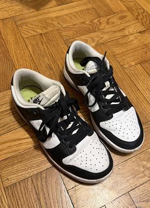 Кеди nike dunk low panda 38