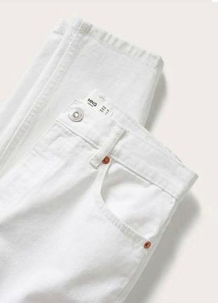 Mango новые белые джинсы, джинсовые брюки xxs