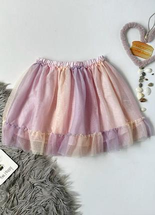Юбка фатиновая радуга kids 8-9 лет