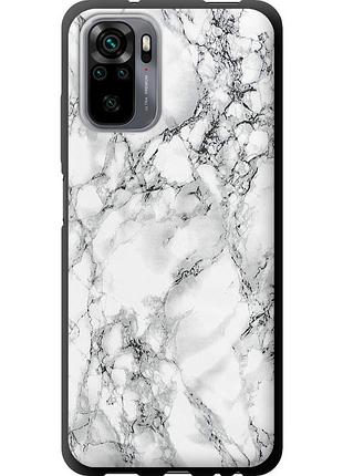 Чехол tpu на телефон xiaomi poco m5s мрамор белый "4480b-3117-58250"