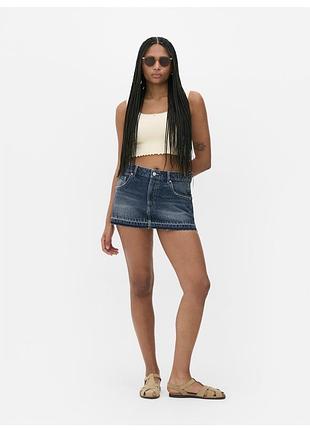 Джинсова мініспідниця primark | uk 18 / eur 46