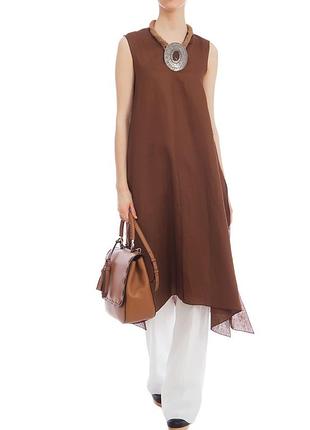 Туніка із льону max mara linen tunic