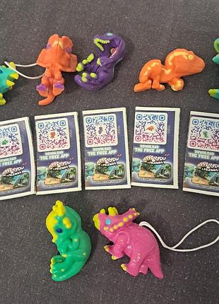 Игрушки киндер джой серия динозавры игрушка kinder joy коллекция динозавры kinder joy jurassic world funko pop