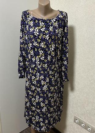 Сукня літня батал квіти xl, 2xl