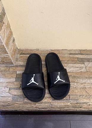 Тапки жіночі jordan тапки слайдери шльопанці air jordan