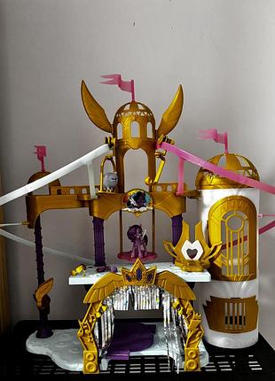 My little pony royal racing ziplines моя маленька поні замок.
