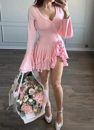 Платье вечернее,мини,короткое,зефирка,на фотосессию