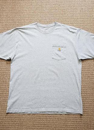 Carhartt плотная футболка loose fit оригинал (l)