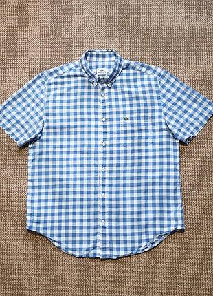 Lacoste тенниска рубашка classic fit оригинал (39 - m-l)