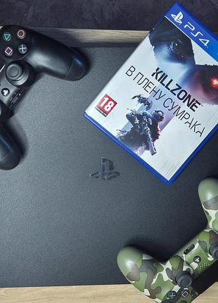 Sony playstation 4 pro 1tb , 2 геймпади. ідеальний стан, пломби на місці