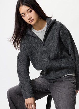 Кардиган на блискавці uniqlo (480490)