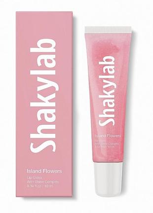 Блиск для губ сайний shakylab  "island flowers"