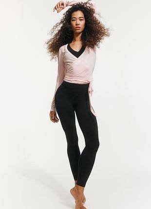 Чорні спортивні лосини h&m move