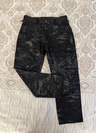 Тактичні штани чоловічі multicam black чорний мультикам