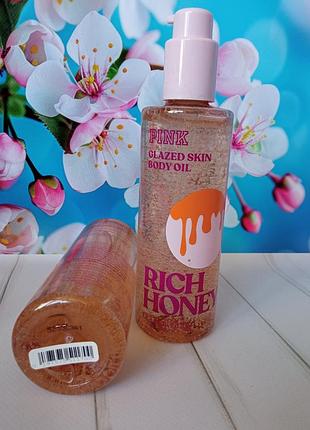 Олійка для тіла victoria`s secret pink rich honey медова. мед