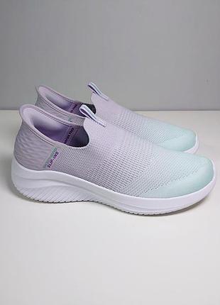 Кроссовки skechers ultra flex 3.0 easy win women's 150183 lvtq purple/white 40 р. оригинал