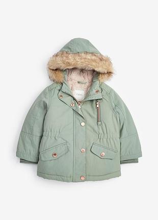 Непромокаємий парку з оздобленням штучним хутром (3 міс.-7 років)