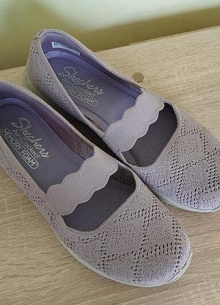Женские слипоны  skechers seager air-cooled memory foam ( 25 см) 2