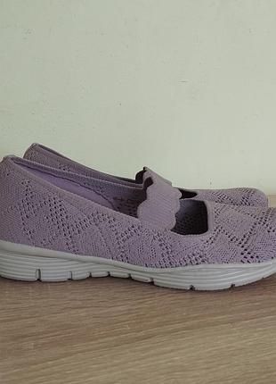 Женские слипоны  skechers seager air-cooled memory foam ( 25 см) 3