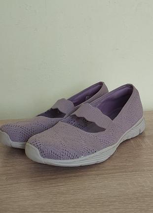Женские слипоны  skechers seager air-cooled memory foam ( 25 см) 5