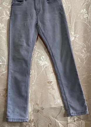 Джинсы мужские бренда jog denim, серого цвета, пот-43, поб-49, длина-106, стретч,