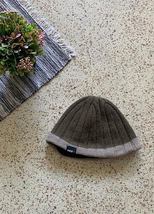 Fox hat шапка туристична fox фокс ribbed y2k acrylic