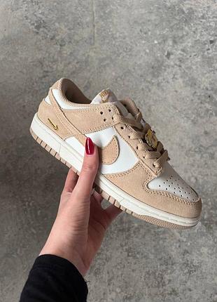 Кроссовки nike sb dunk low sail beige