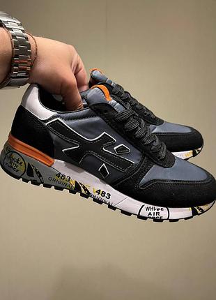 Premiata mick black orange 3