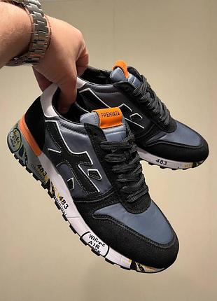 Premiata mick black orange 2