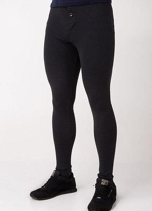 Подштанники чёрные мужские батальные ,(3xl-5xl) рибана начёс, качественное мужское белье большого размера 4xl