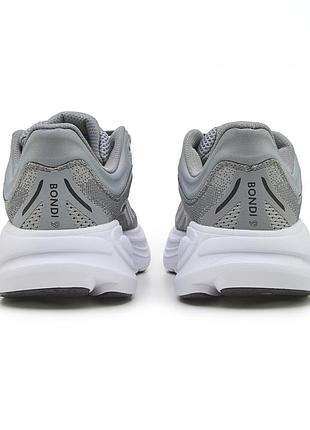 Hoka bondi 9 grey white