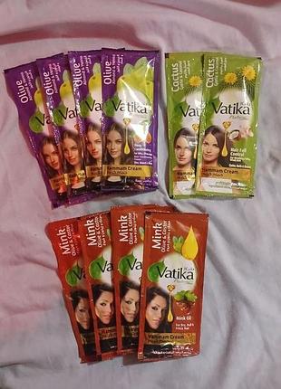 Vatika black seed (черный тмин): восстановление, защита от ломкости, придание блеска (часто 500 мл).